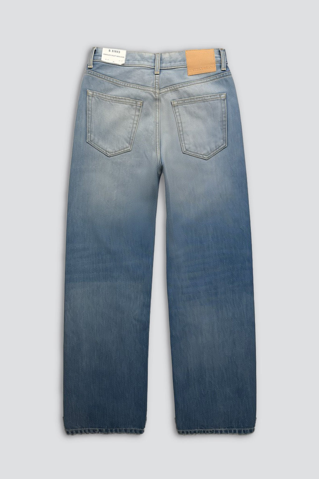 B Sides Shell Vintage Wash Charlot Split Hem Jean
