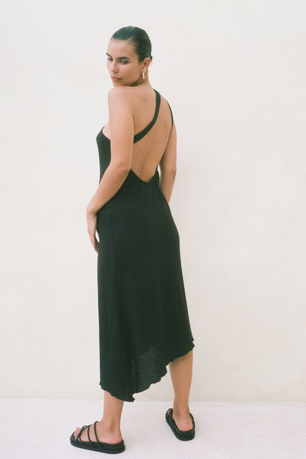 BAHHGOOSE O/S Dress - Charcoal