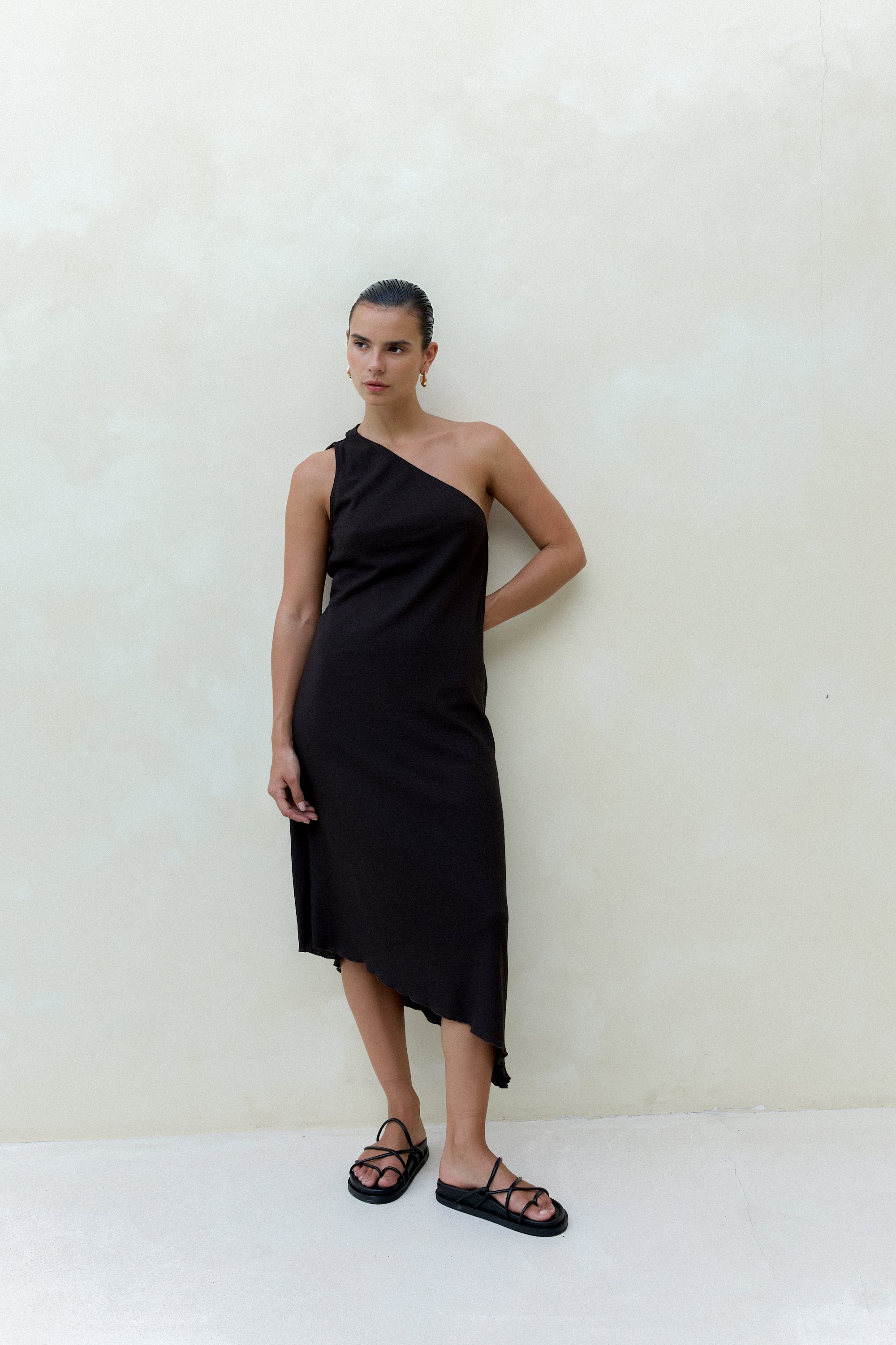BAHHGOOSE O/S Dress - Charcoal