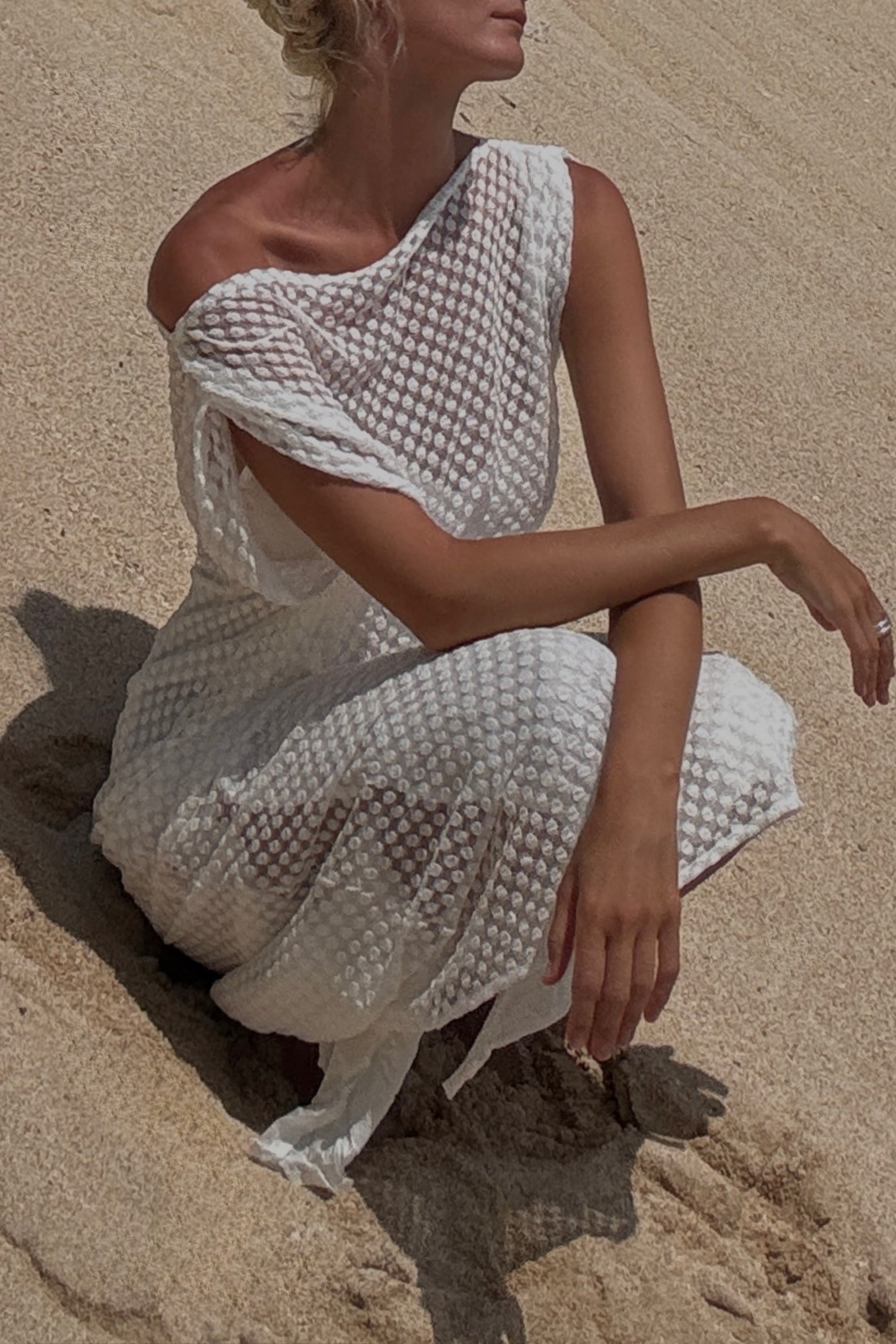 BAHHGOOSE Off Shoulder Dress Lace