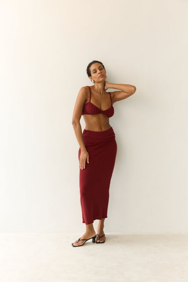 BAHHGOOSE Sabi Skirt - Matcha