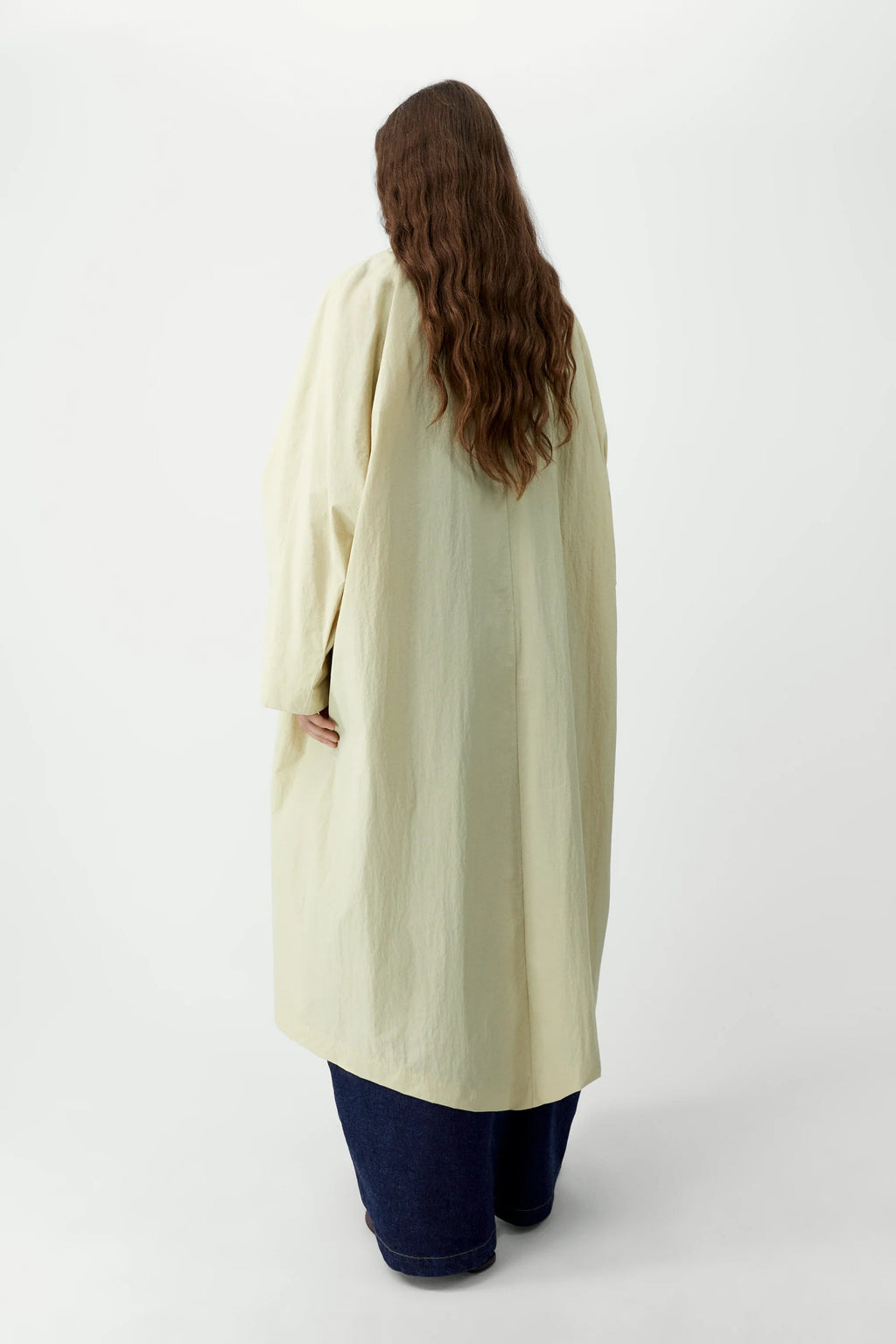 Cordera Batwing Trench Coat - Butter