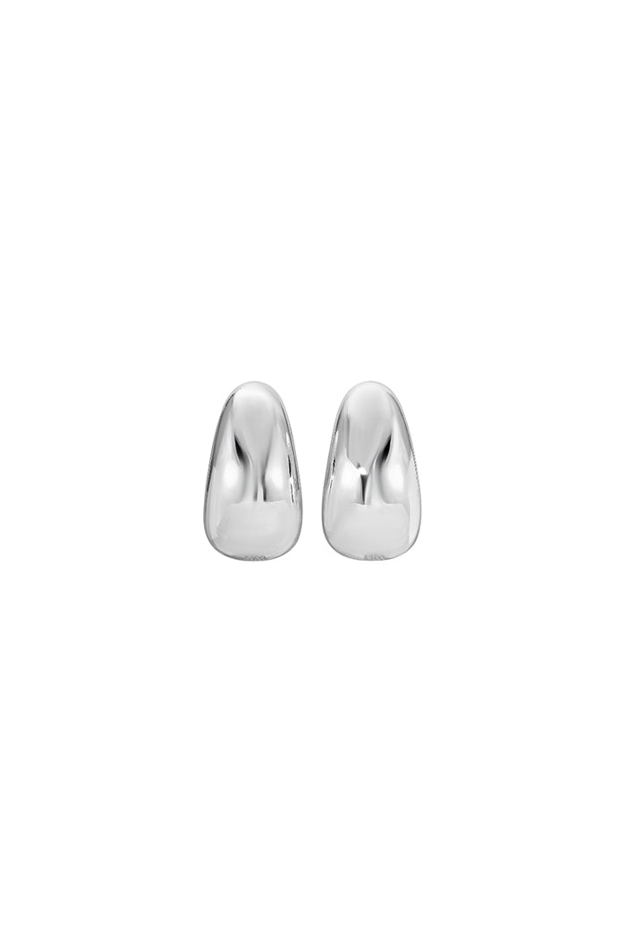 Heaven Mayhem Bean Earrings - Silver