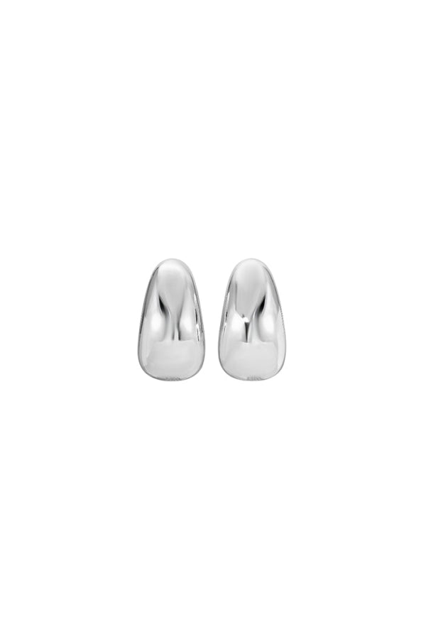 Heaven Mayhem Bean Earrings - Silver