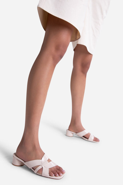 "INTENTIONALLY __________." Beatrix Heeled Sandal - Mustard Combo