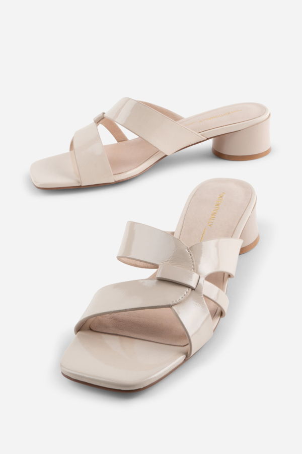 "INTENTIONALLY __________." Beatrix Heeled Sandal - Mustard Combo