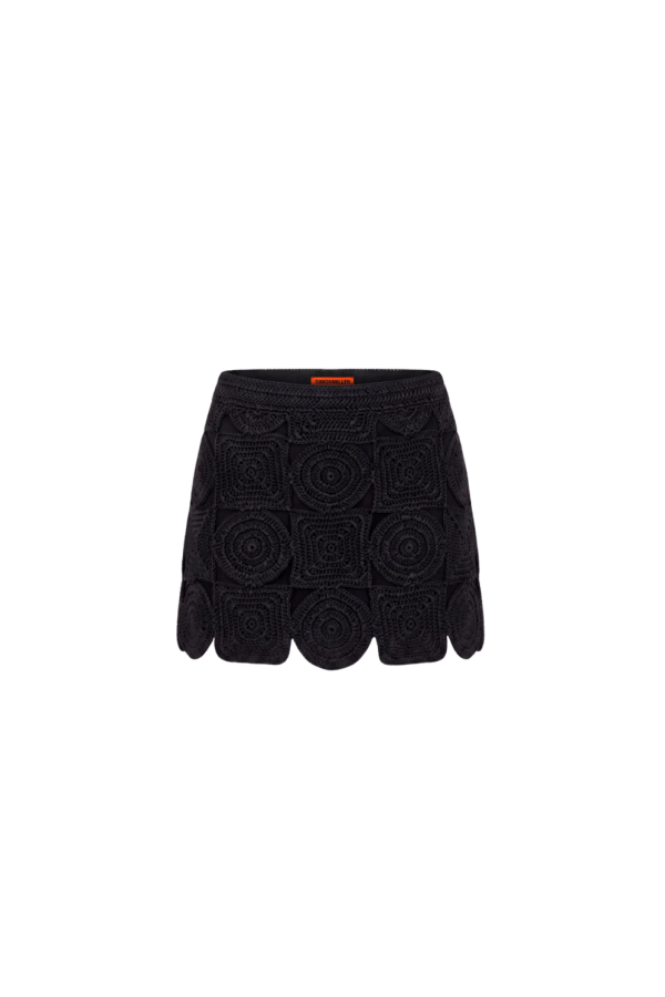 Simon Miller Beep Beep Low-Rise Mini Skirt - Black