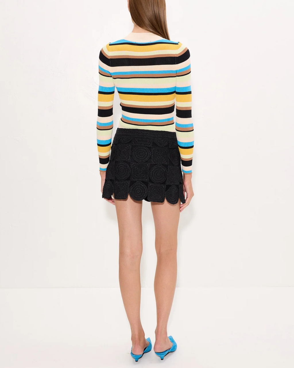 Simon Miller Beep Beep Low-Rise Mini Skirt - Black