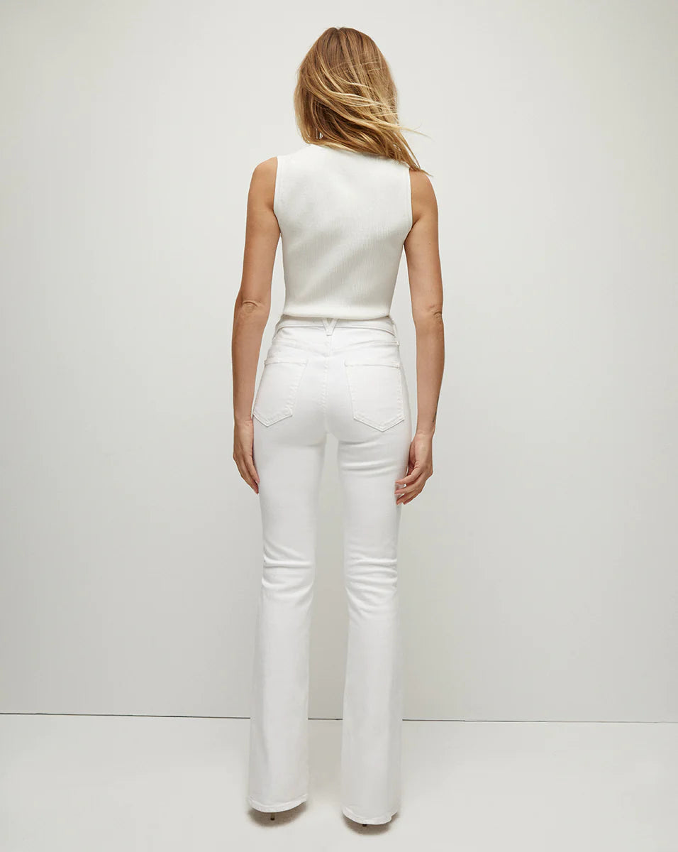 Veronica Beard Beverly Skinny Flare - White