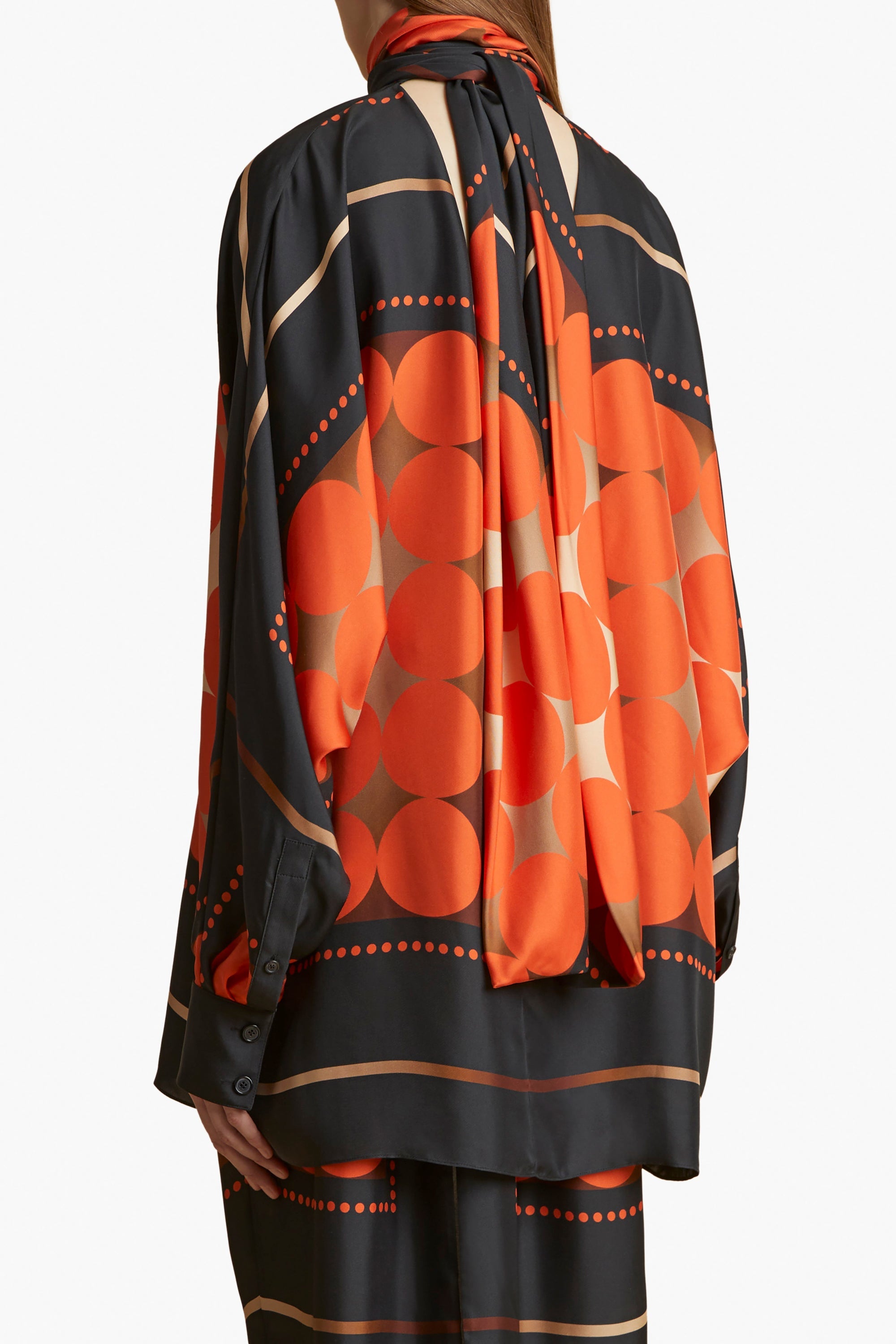 khaite BEX TOP - Orange Multi