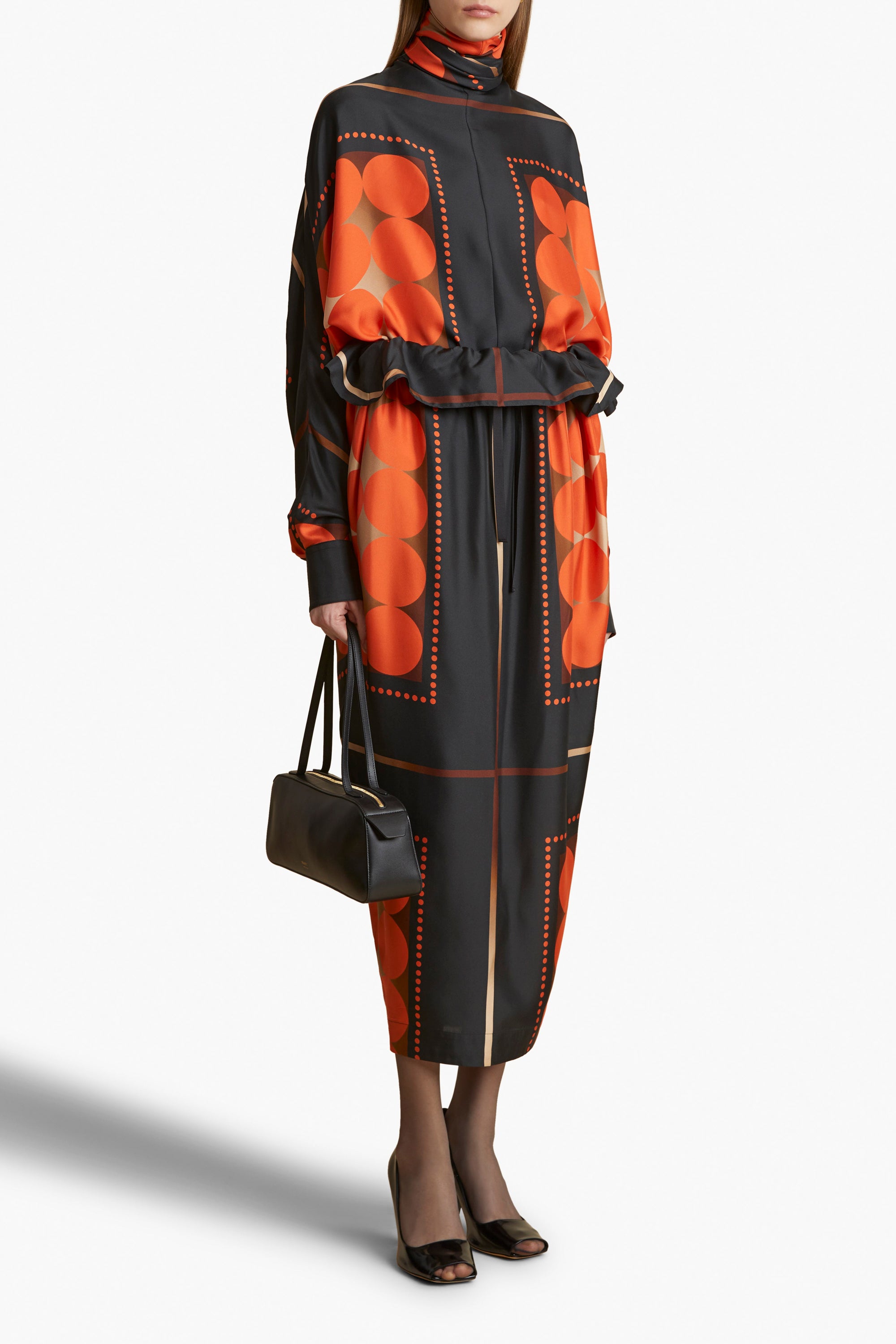 khaite BEX TOP - Orange Multi
