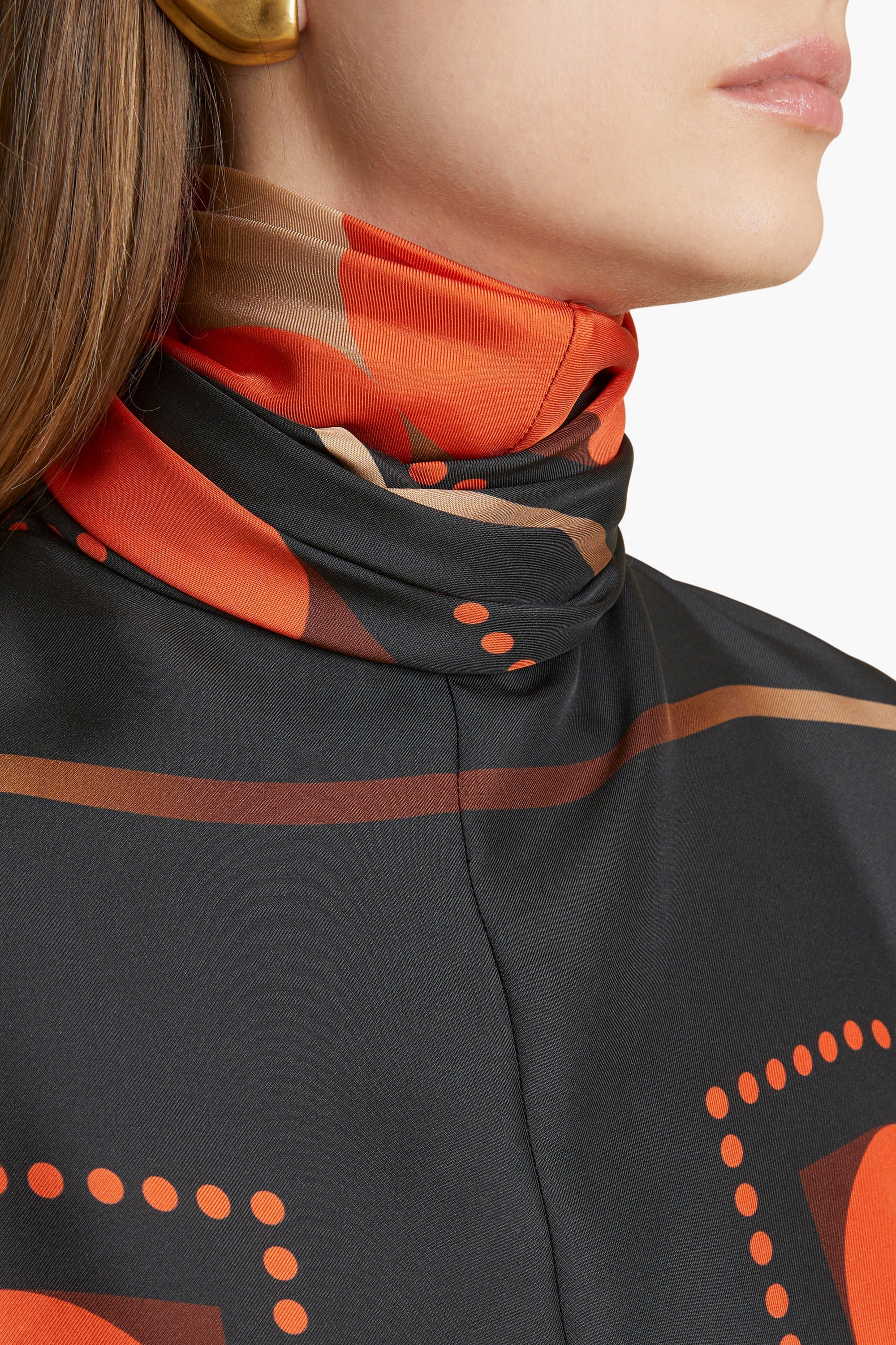 khaite BEX TOP - Orange Multi
