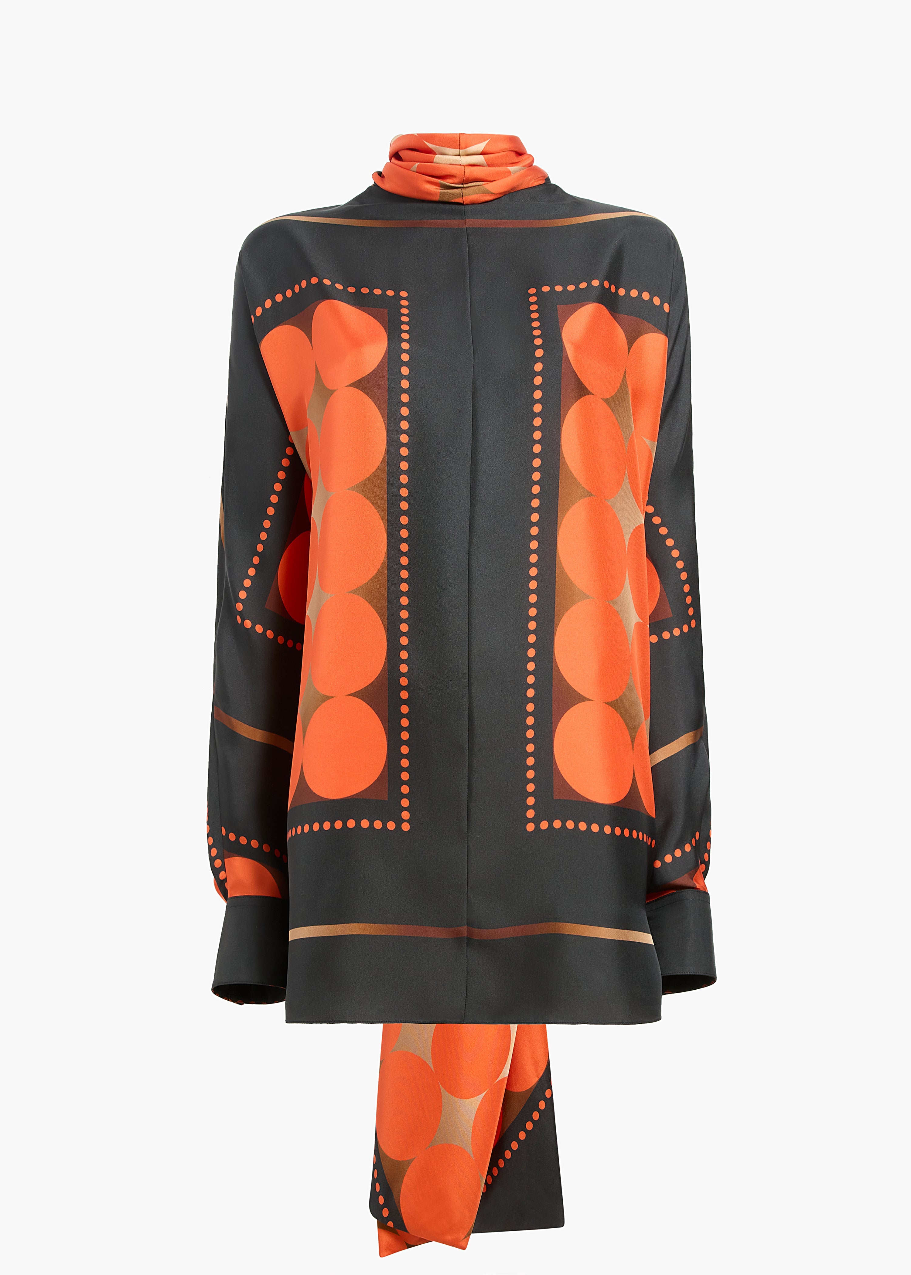 khaite BEX TOP - Orange Multi