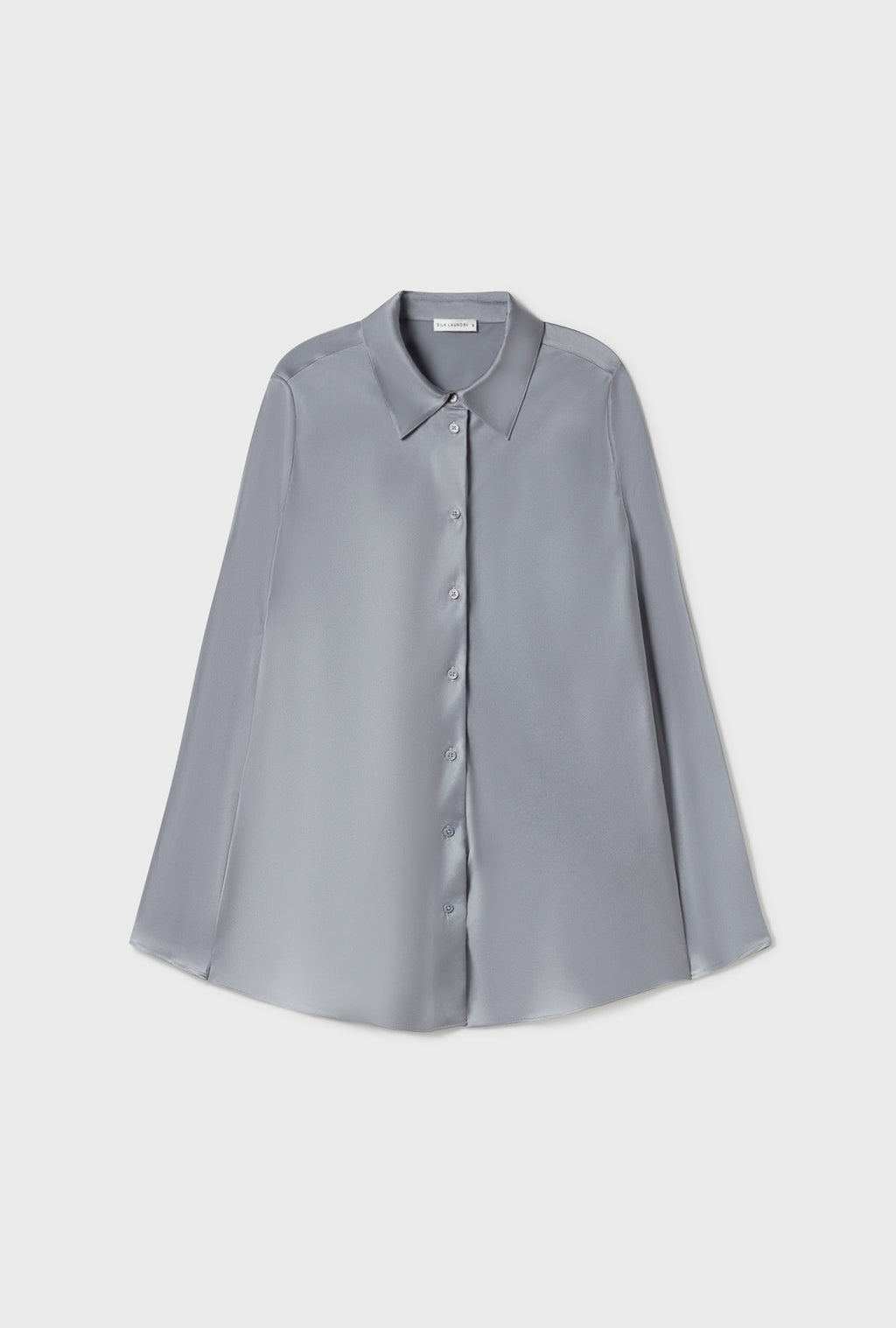 Silk Laundry BIAS CUT SHIRT - STORM