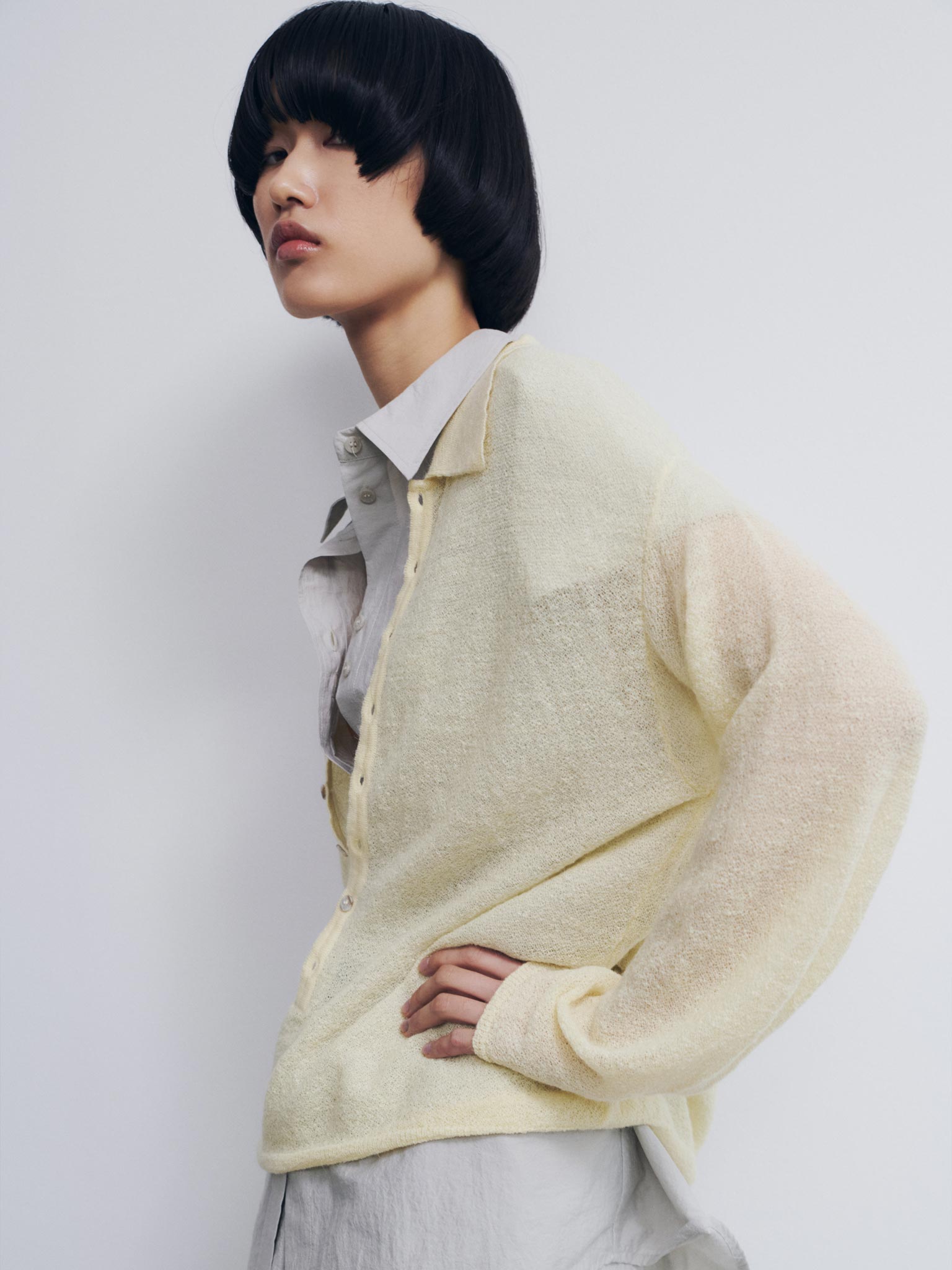Rus Bikou Polo Sweater - Butter