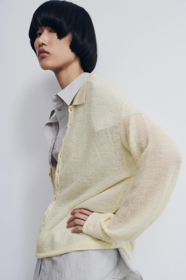 Rus Bikou Polo Sweater - Butter