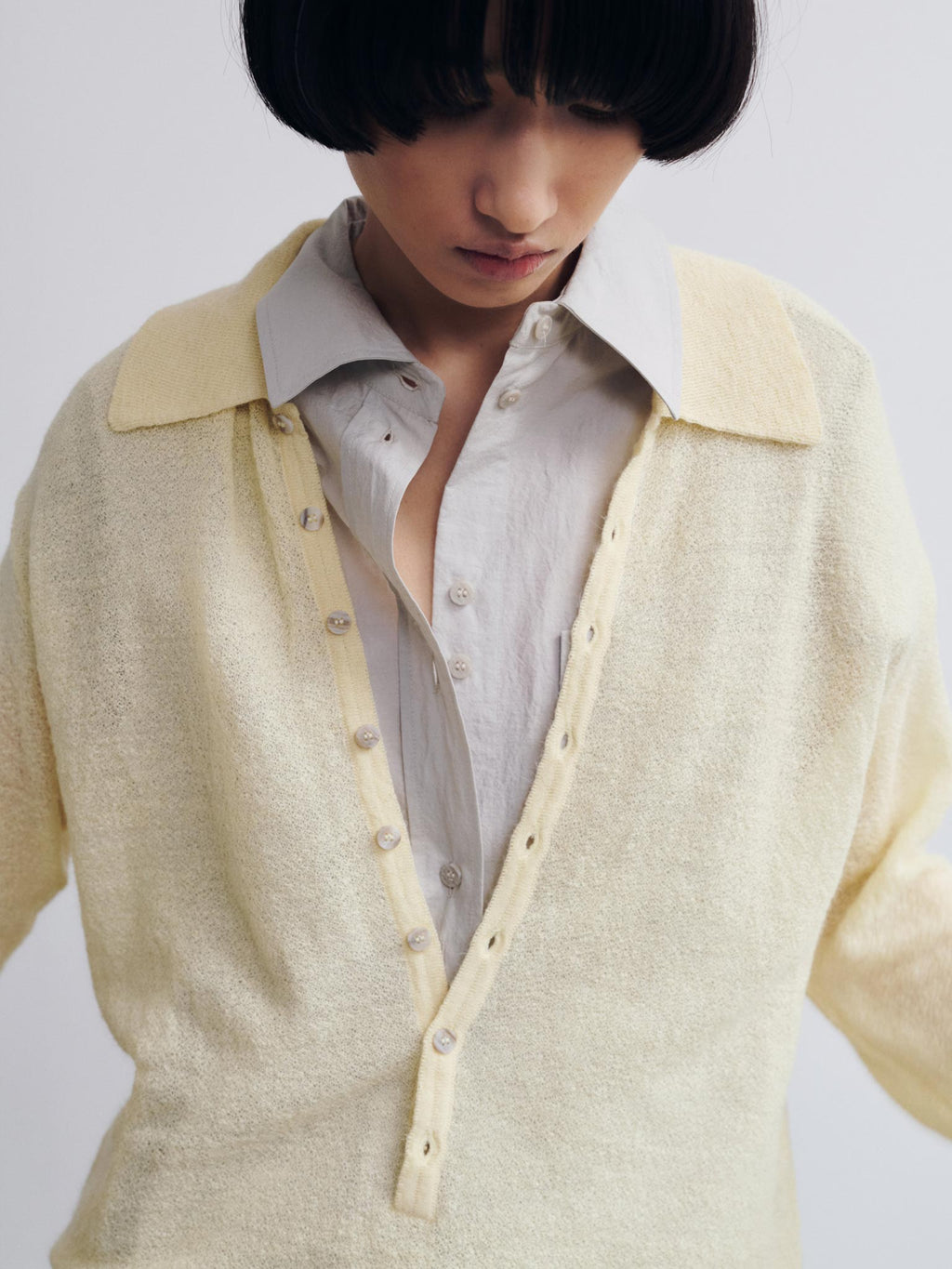 Rus Bikou Polo Sweater - Butter