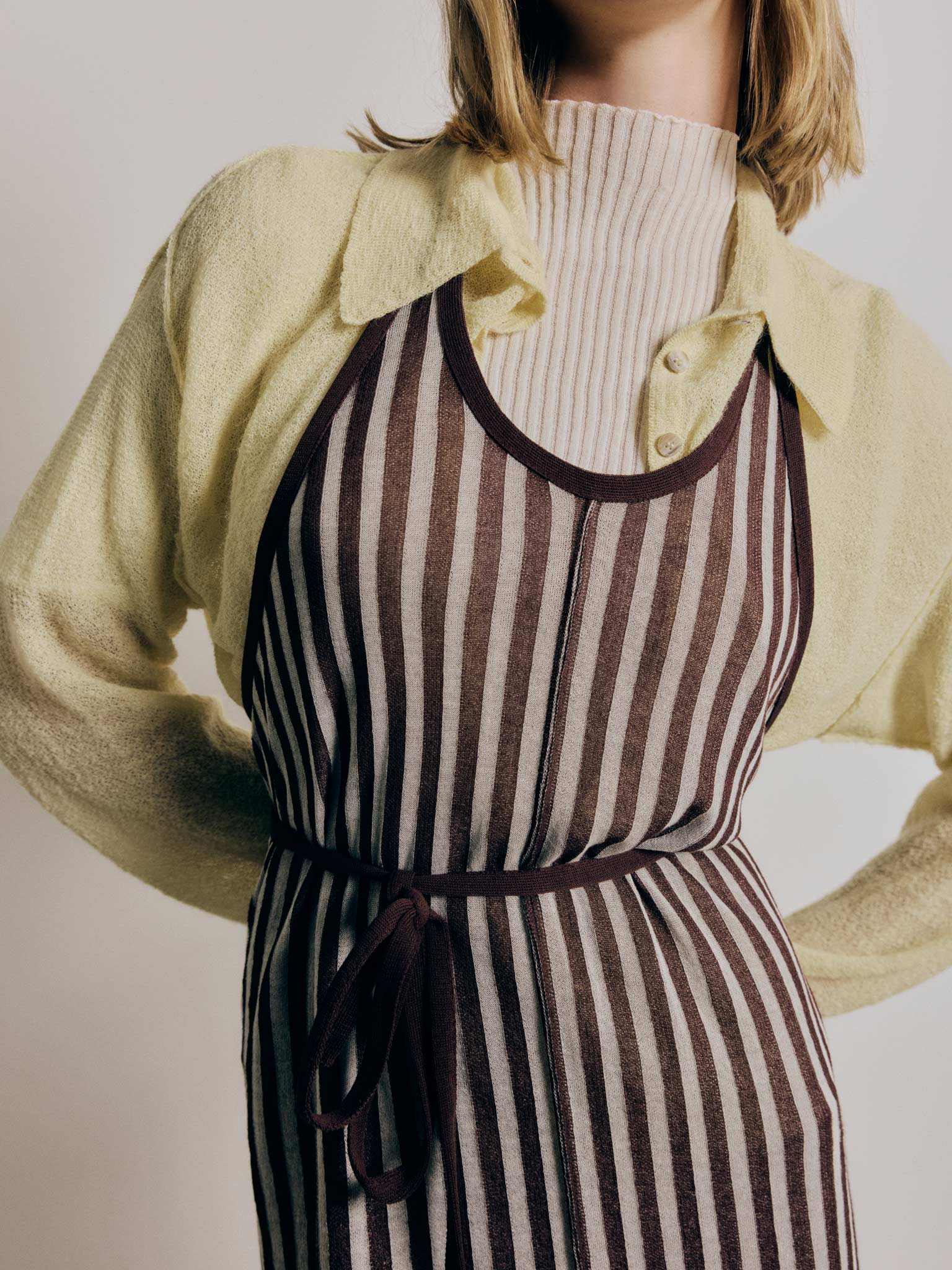 Rus Bikou Polo Sweater - Butter