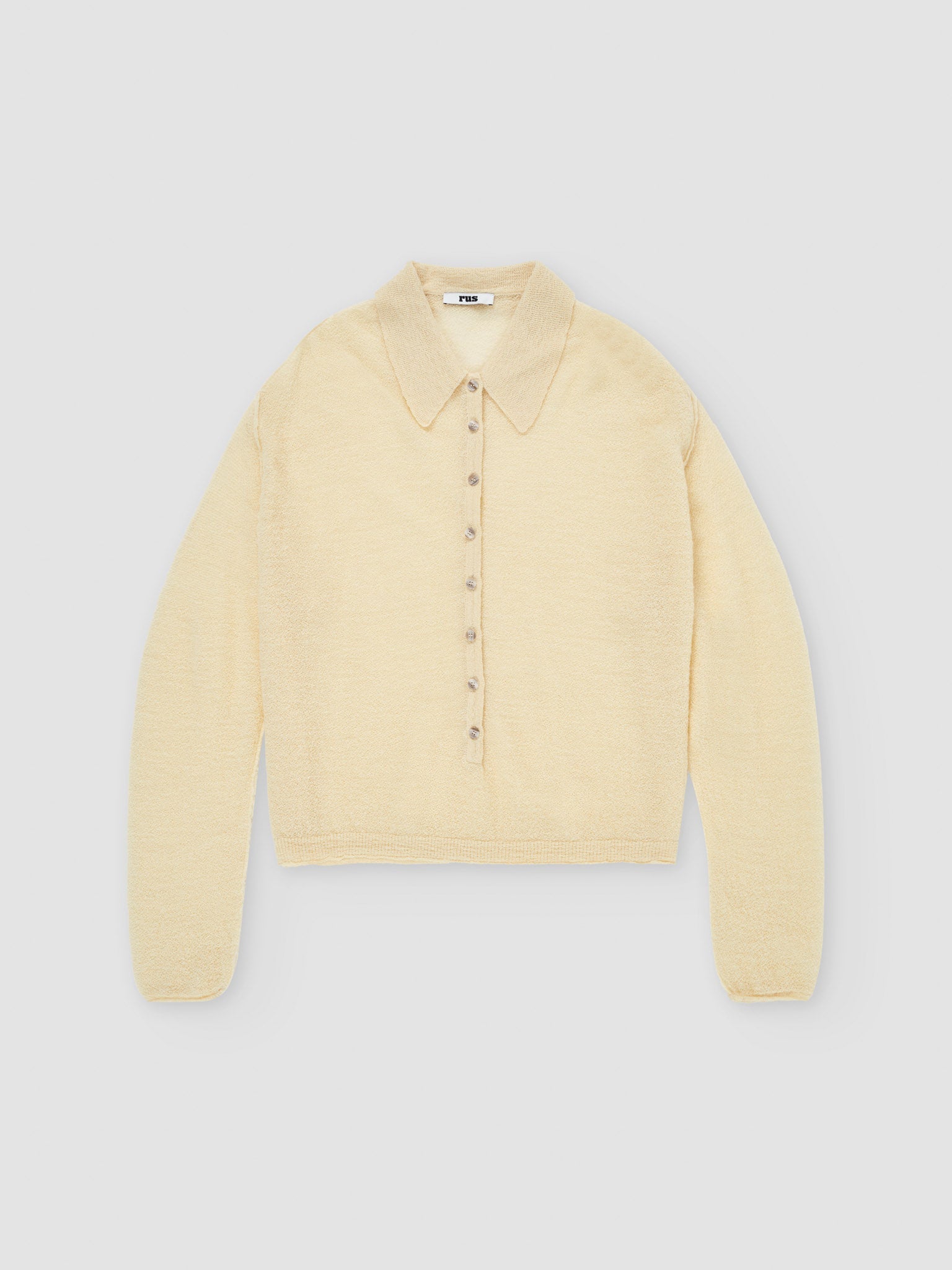 Rus Bikou Polo Sweater - Butter