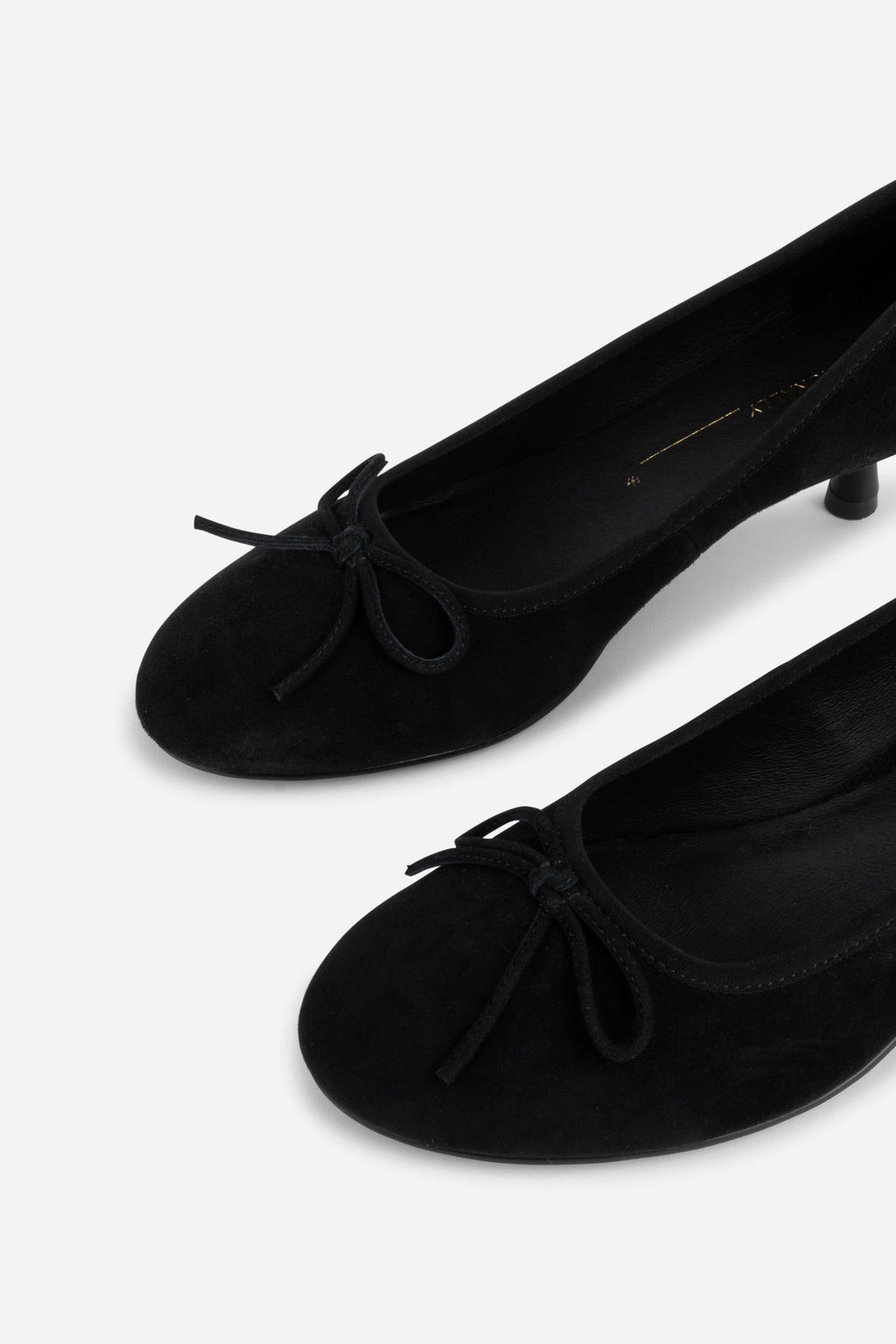 "INTENTIONALLY __________." BINA SUEDE KITTEN HEEL - MERLOT/Black