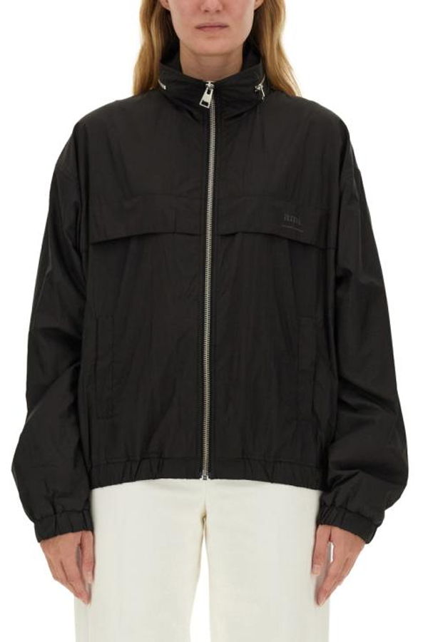AMI UJK058PA0009001 Jacket - Black