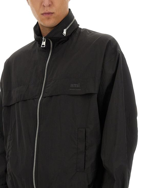AMI UJK058PA0009001 Jacket - Black