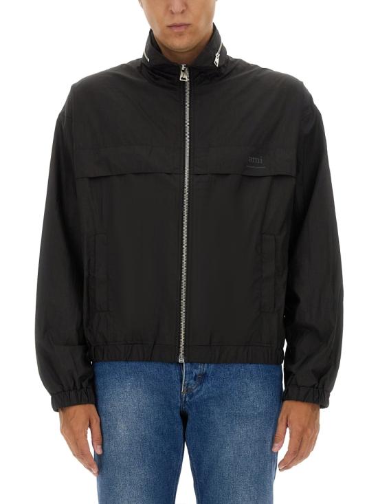 AMI UJK058PA0009001 Jacket - Black