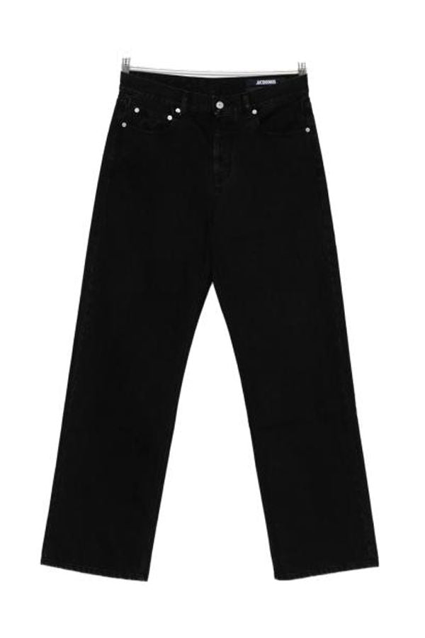 Jacquemus Denim Pants - Black