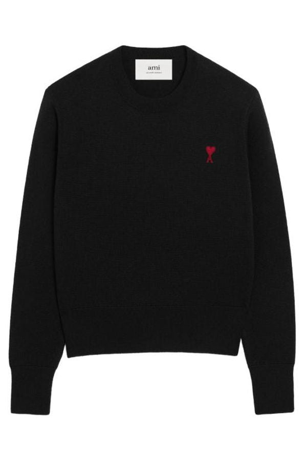 AMI FKS826001009 Sweater - Black