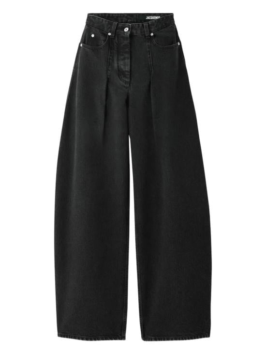 Jacquemus Denim Pants - Black