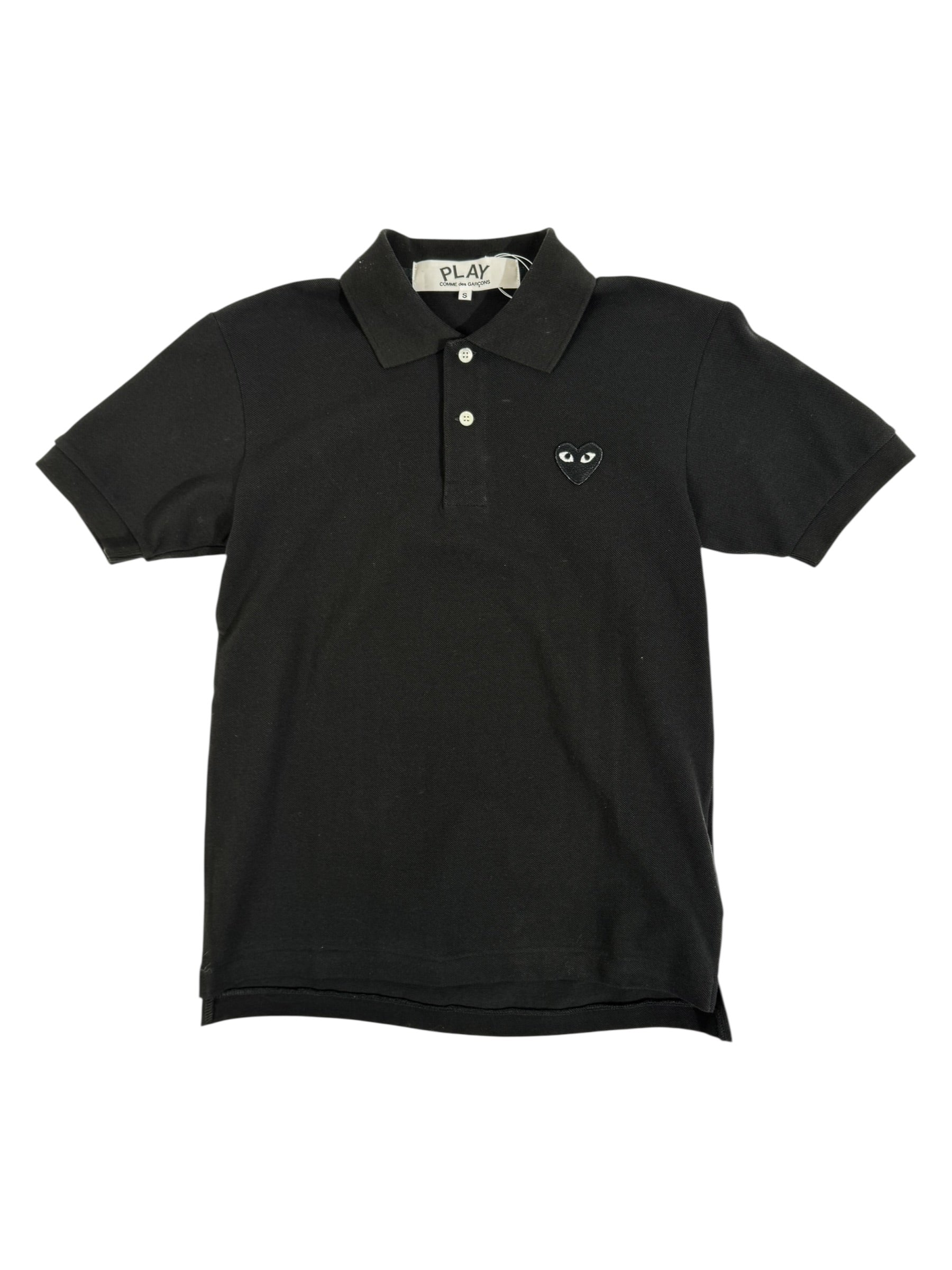 Comme des Garçons Black Heart Polo - Black