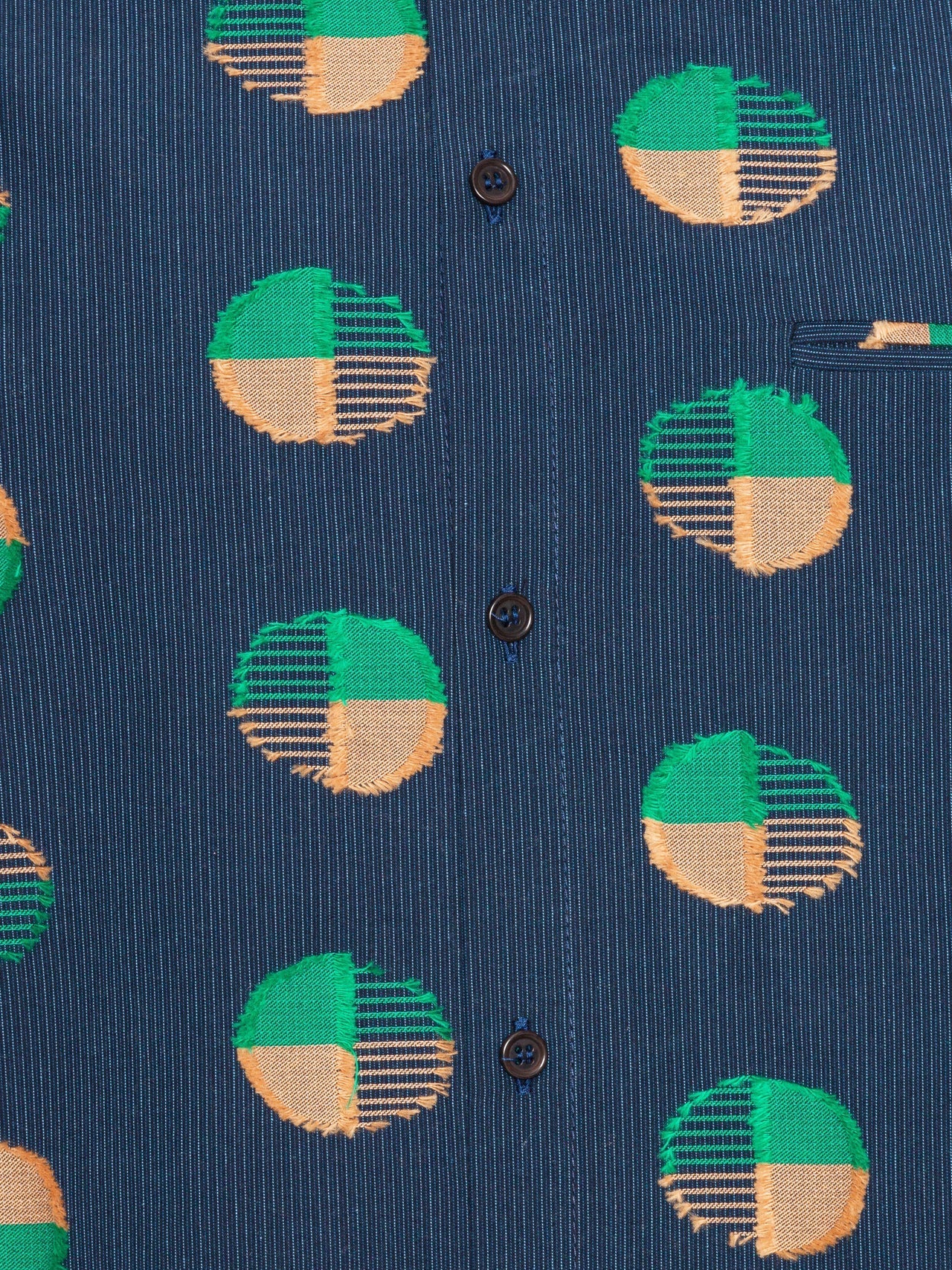 Henrik Vibskov Blou Shirt - Dots Coupe