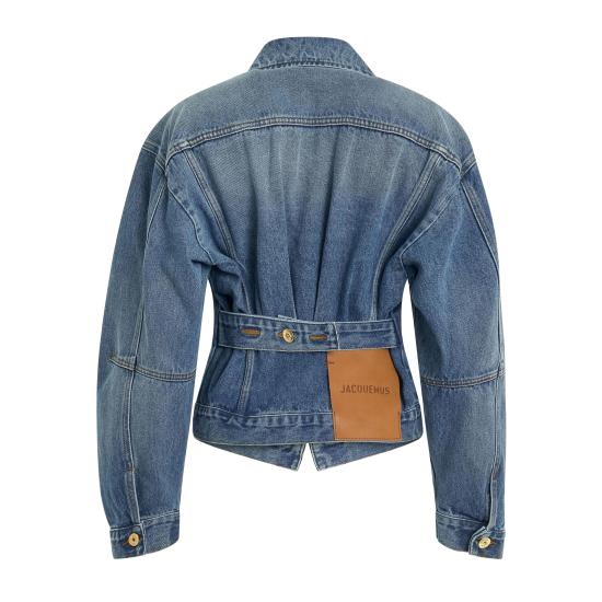 Jacquemus Denim Jacket - Blue Tabac