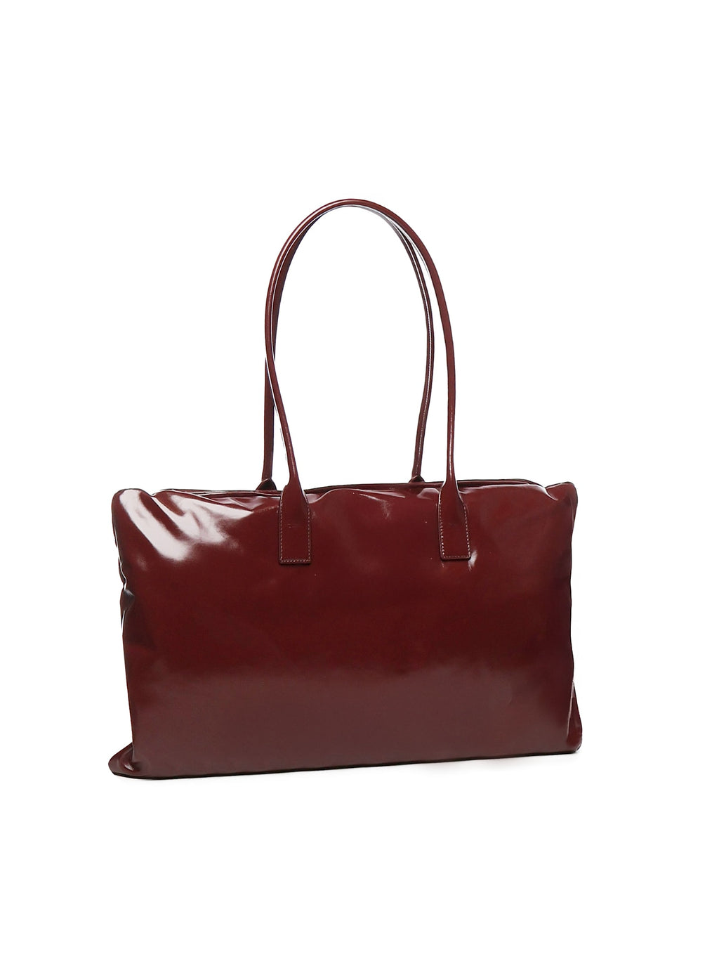 BOTTEGA VENETA Large Pillowy Shoulder Bag - Bordeaux