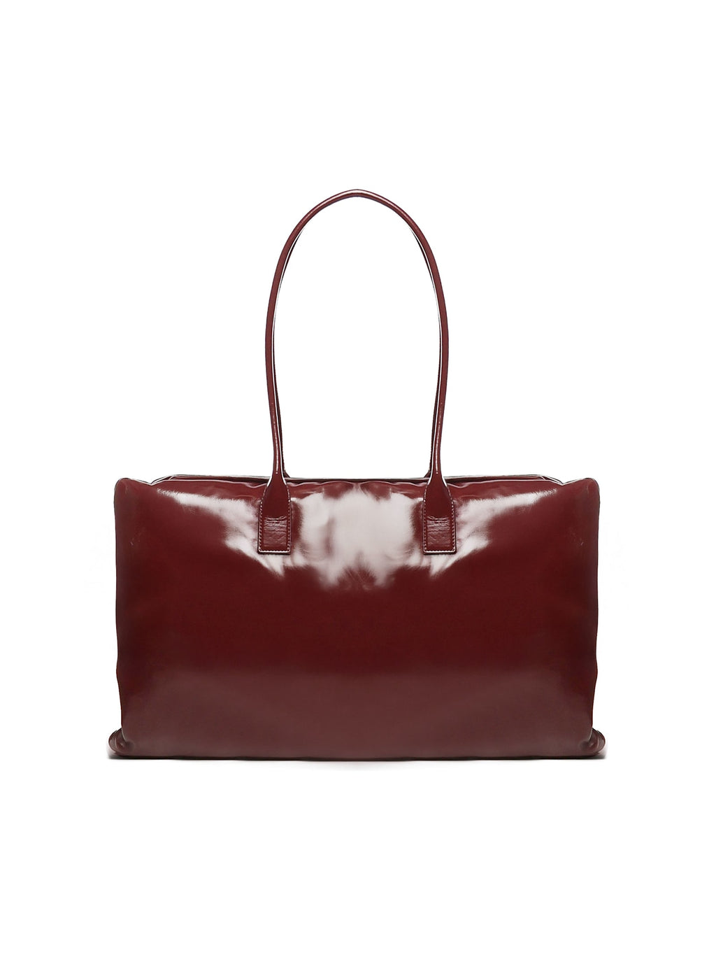 BOTTEGA VENETA Large Pillowy Shoulder Bag - Bordeaux