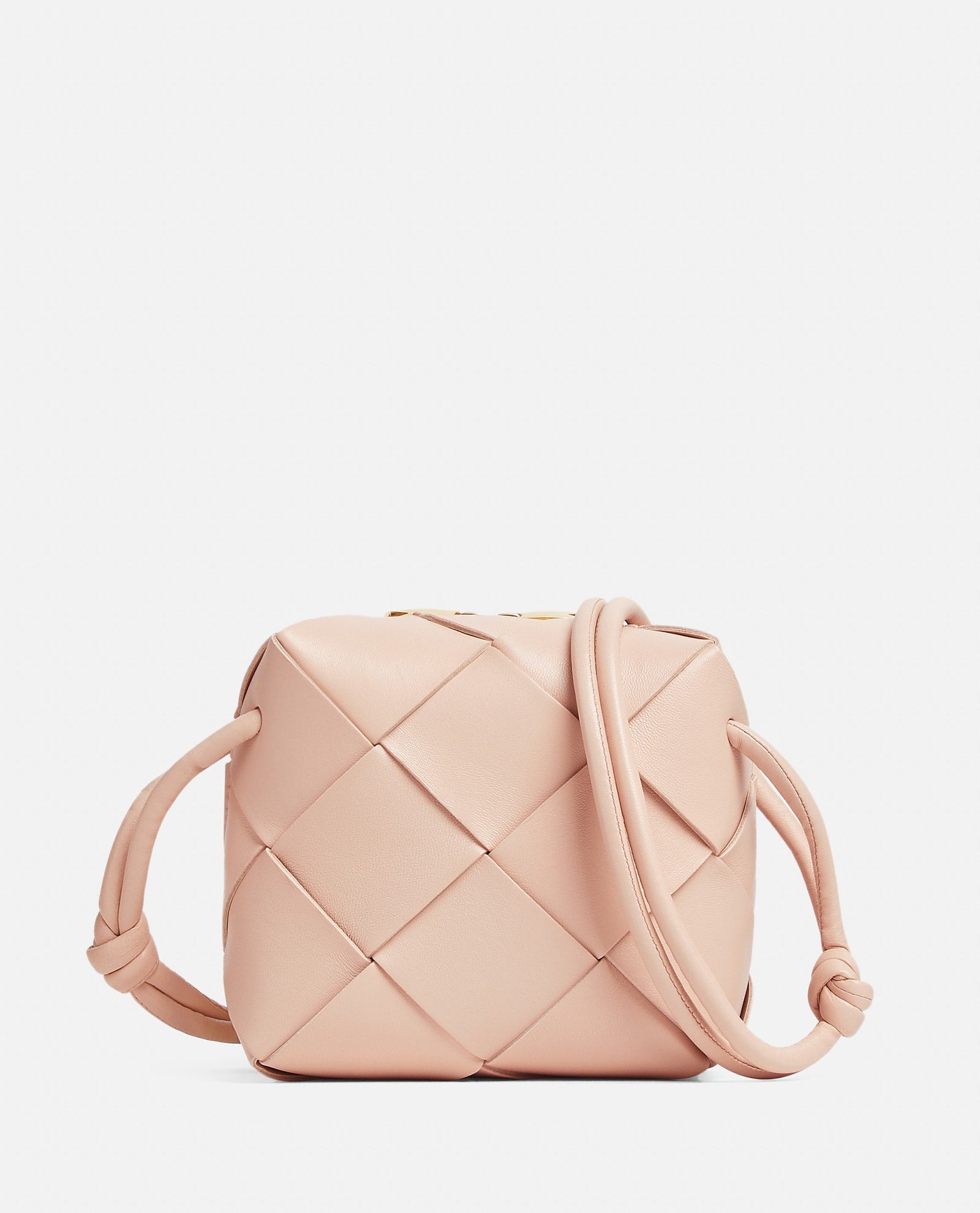 BOTTEGA VENETA Mini Cassette Camera Bag Shoulder Bag - Pink
