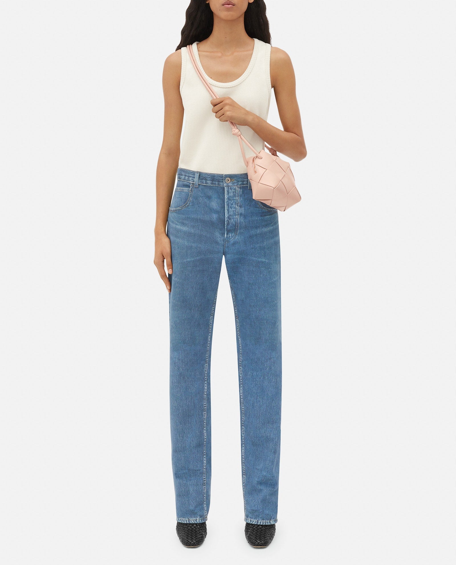 BOTTEGA VENETA Mini Cassette Camera Bag Shoulder Bag - Pink