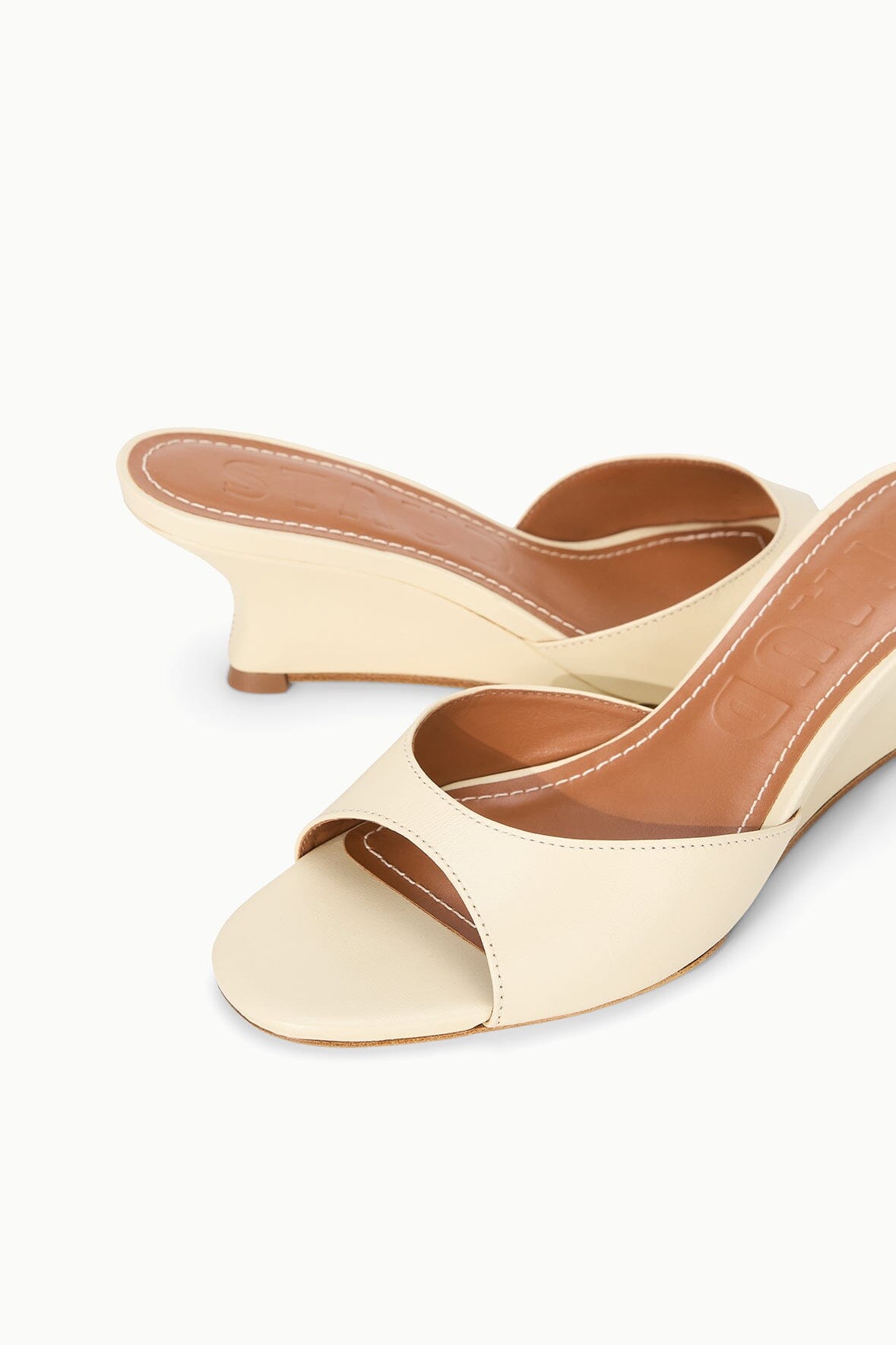Staud Brigitte Wedge Shoes - Cream