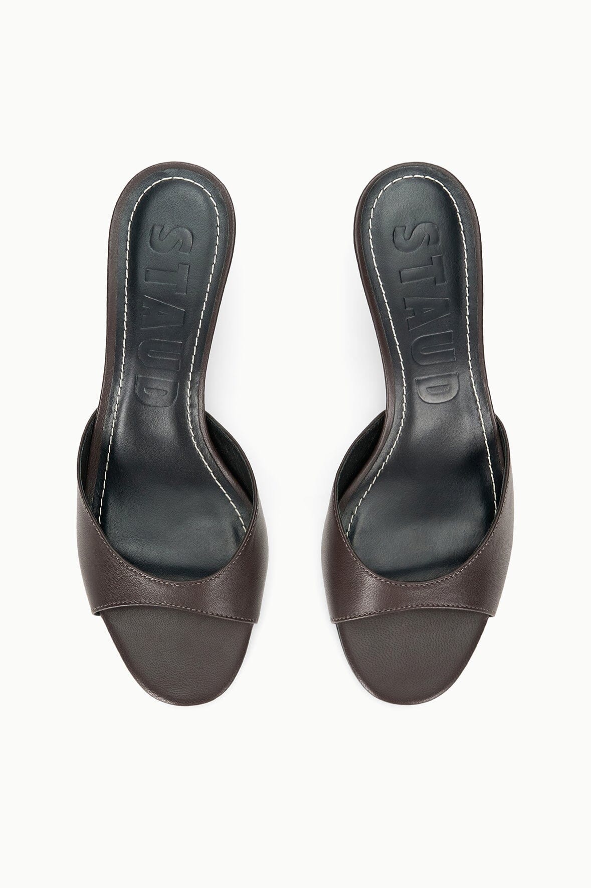 Staud Brigitte Wedge Mule - Espresso