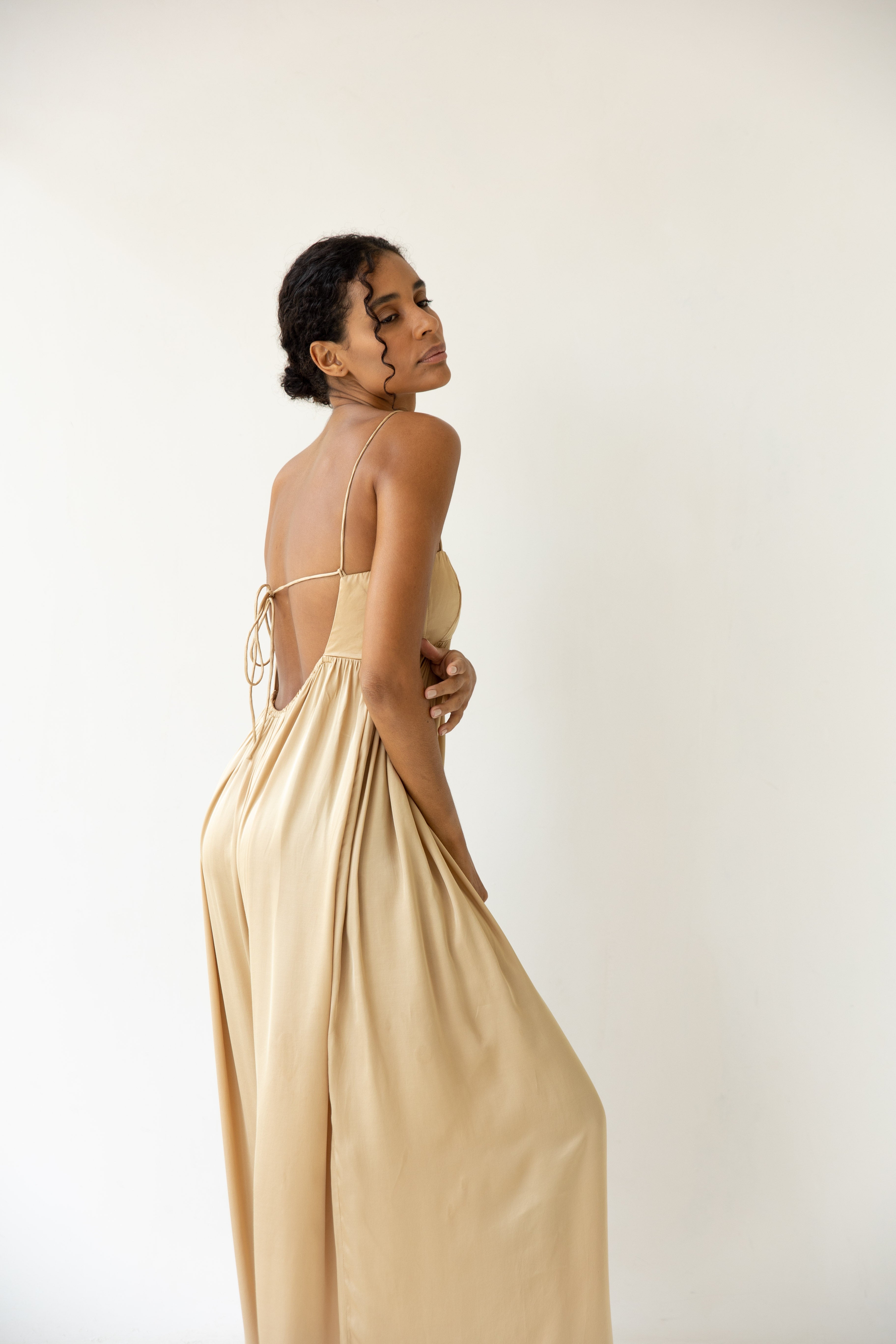 Bahhgoose Rio Dress - Sand