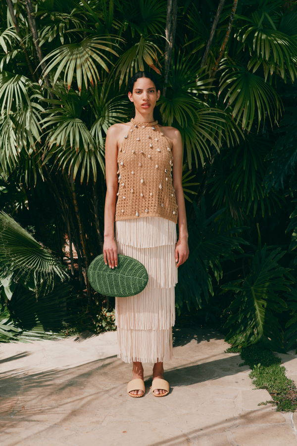 Simon Miller Bahi Crochet Top - Natural