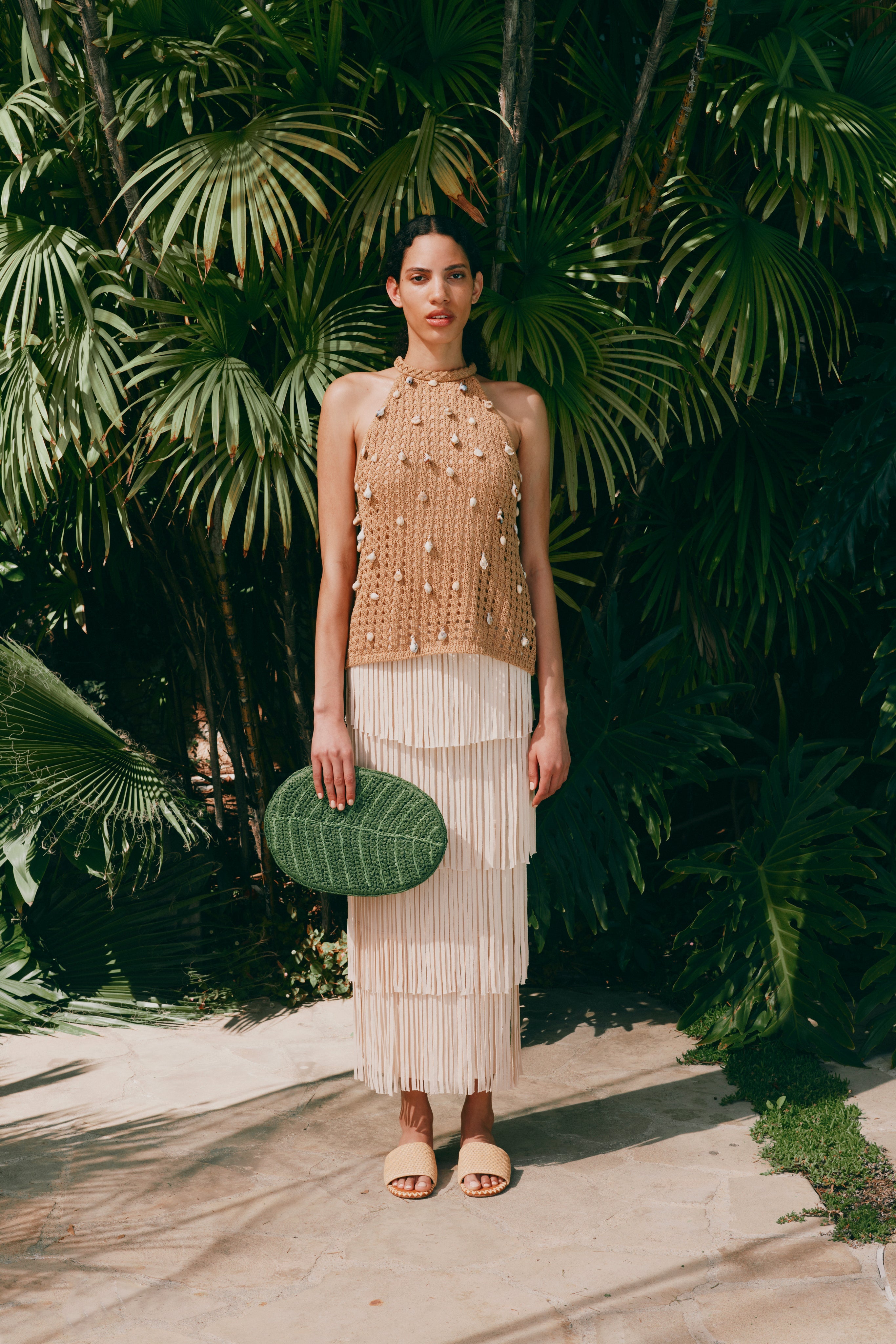 Simon Miller Bahi Crochet Top - Natural