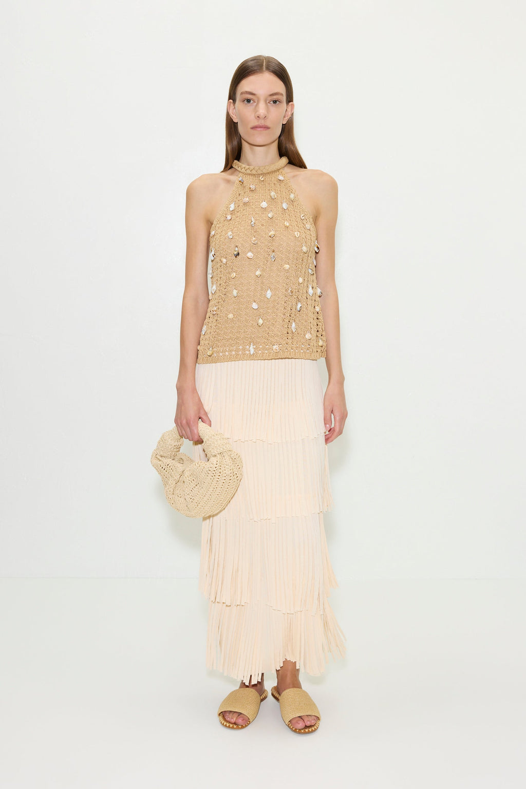 Simon Miller Bahi Crochet Top - Natural