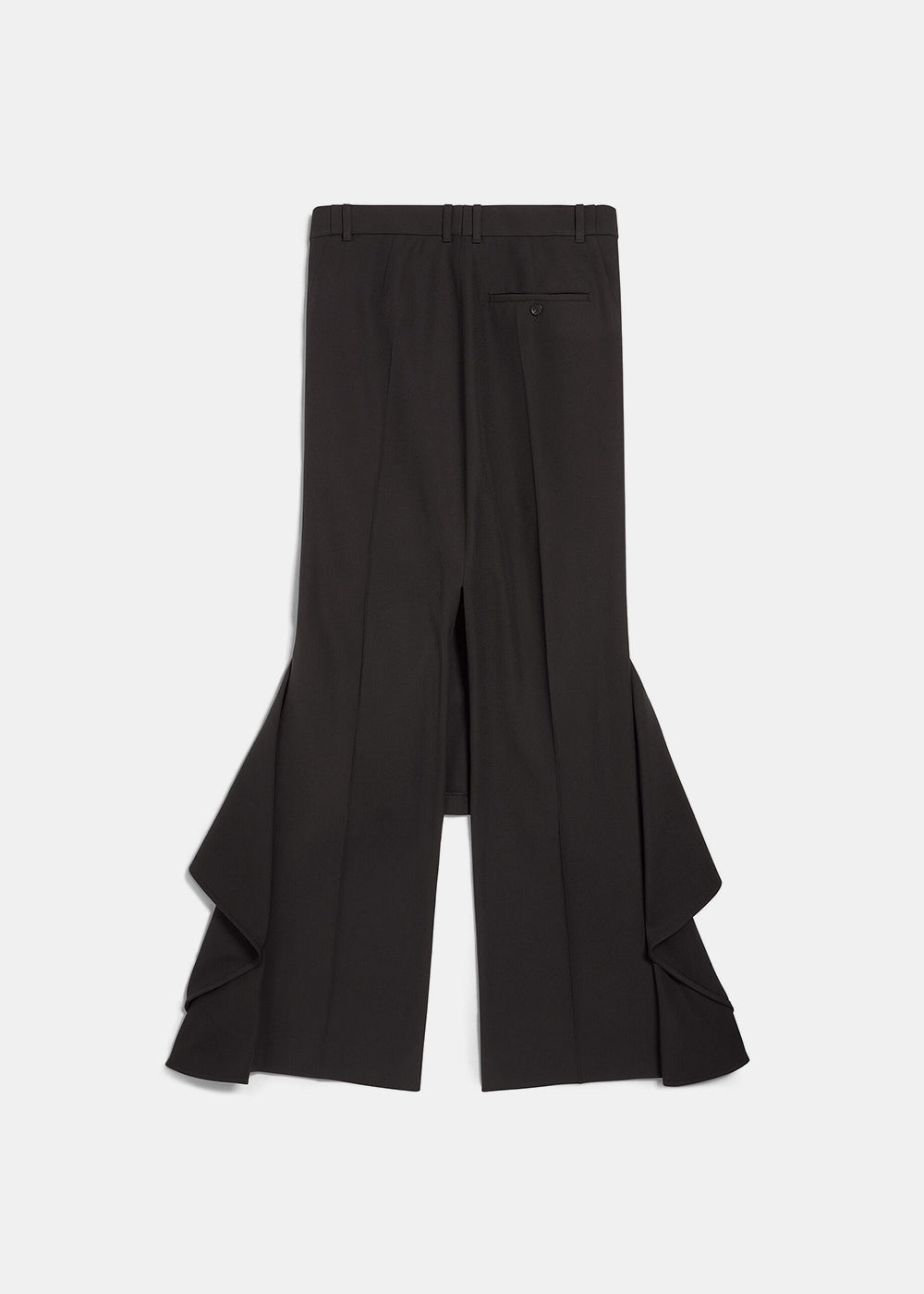 Balenciaga Deconstructed Godet Skirt - Black