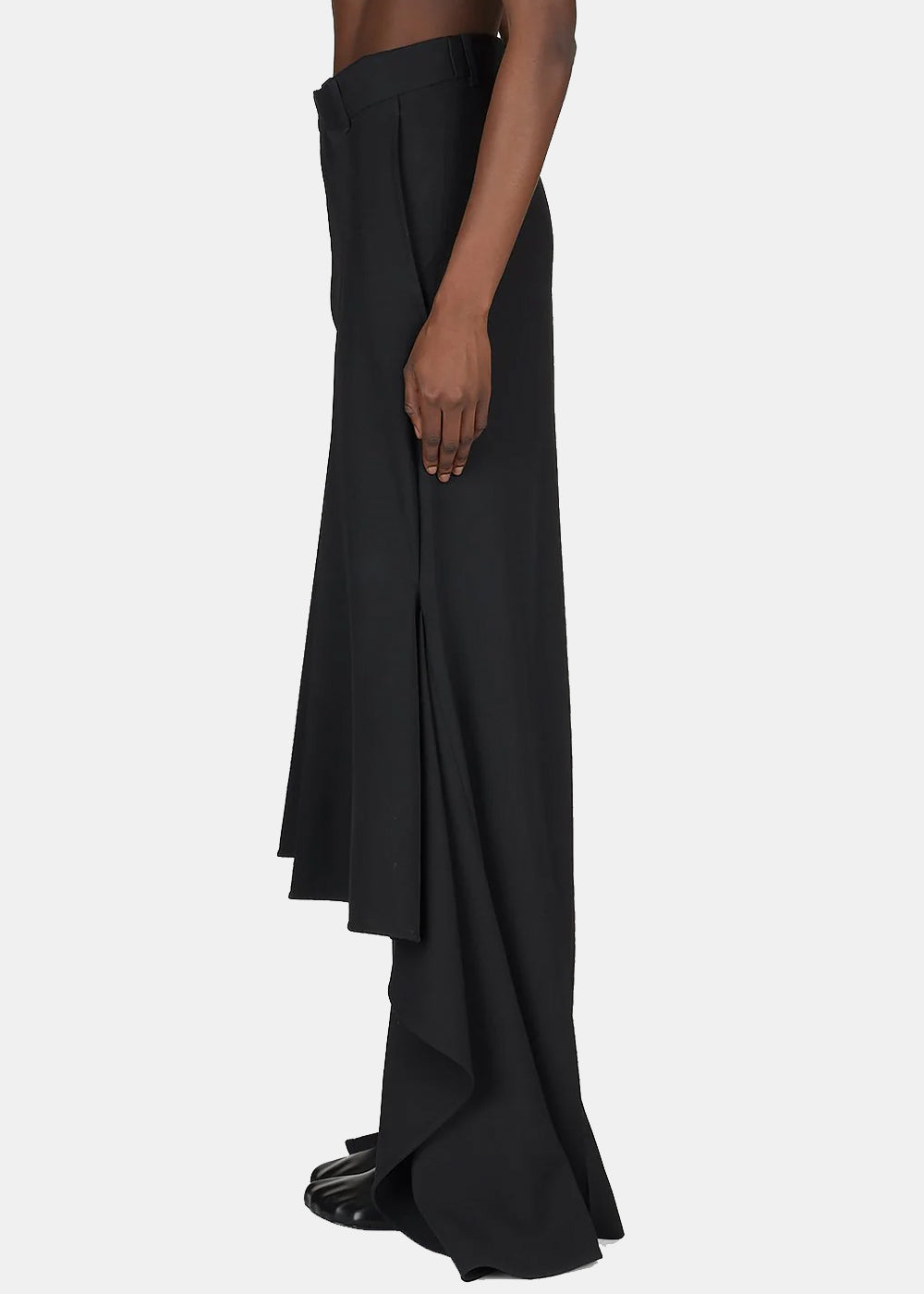 Balenciaga Deconstructed Godet Skirt - Black