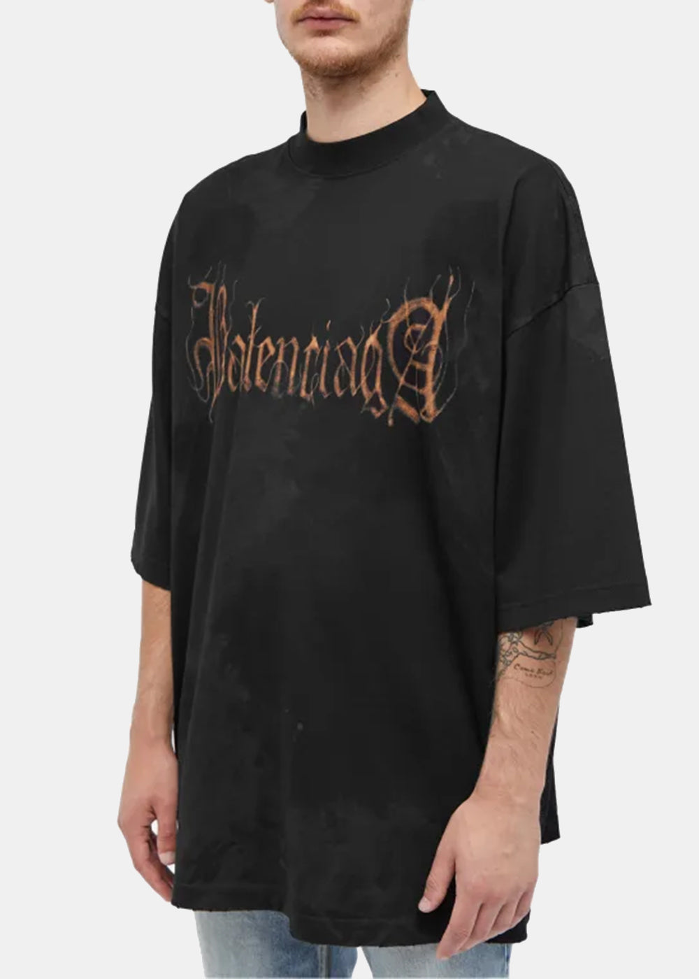 Balenciaga Heavy Metal T-Shirt - Black