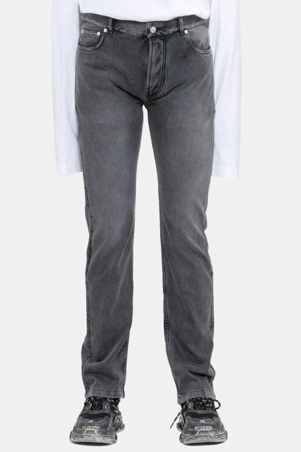 Balenciaga Trompe l Oeil Jeans - Wash Black