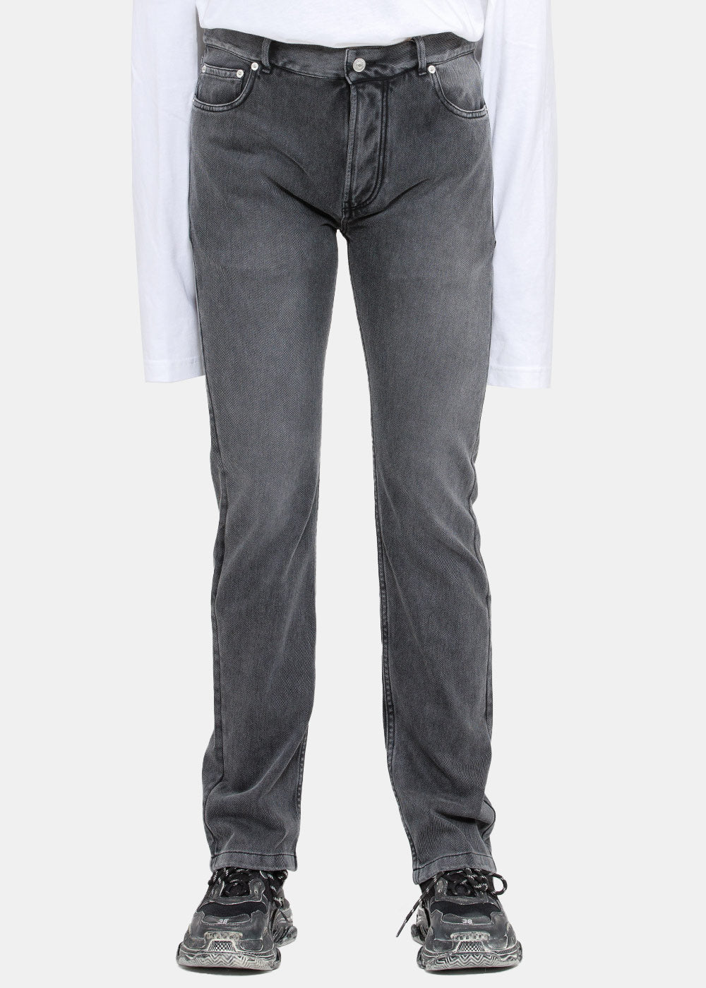 Balenciaga Trompe l Oeil Jeans - Wash Black