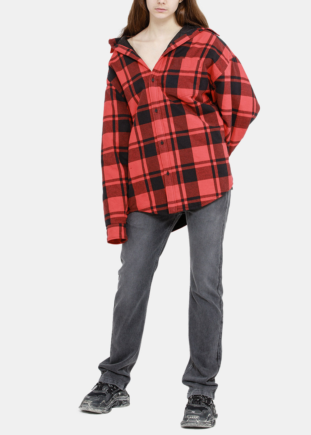 Balenciaga Trompe l Oeil Jeans - Wash Black