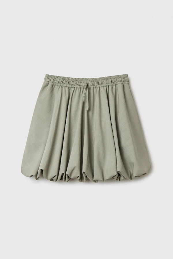 Cordera Balloon Mini Skirt - Salvia